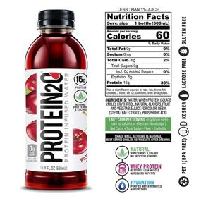 img 3 attached to 💪 Protein2o 15g Whey Protein Infused Water: Flavor Fusion Variety Pack, 16.9 oz Bottle (12 Pack)