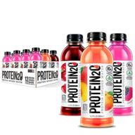 💪 protein2o 15g whey protein infused water: flavor fusion variety pack, 16.9 oz bottle (12 pack) logo