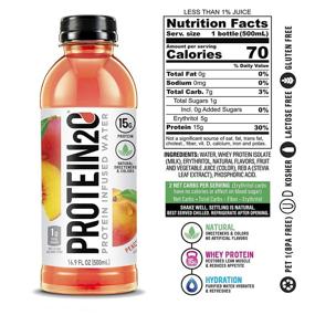 img 2 attached to 💪 Protein2o 15g Whey Protein Infused Water: Flavor Fusion Variety Pack, 16.9 oz Bottle (12 Pack)