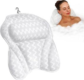 img 4 attached to Bath Haven Bath Pillow: Ultimate Neck and Back Support for a Relaxing Spa Experience