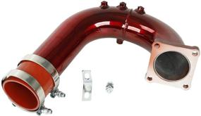 img 2 attached to 🔴 High Flow Silver Intake Elbow Tube Replacement for 03-07 Dodge Ram 5.9L Cummins Diesel Red by BETTERCLOUD