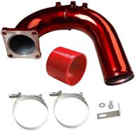 🔴 high flow silver intake elbow tube replacement for 03-07 dodge ram 5.9l cummins diesel red by bettercloud logo