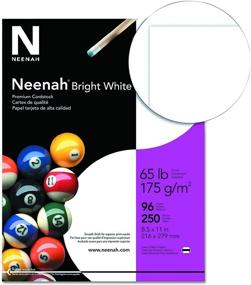 img 3 attached to 📄 Neenah Premium Cardstock, 8.5" x 11", 65 lb/176 gsm, Bright White - 250 Sheets (91901) - Smooth High-Quality Paper for Crafts, Printing, and Stationery