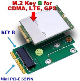 img 3 attached to 🔌 M.2 NGFF ключ B к Mini PCI-E WWAN, CDMA, LTE, GPS адаптер для карты