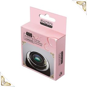 img 4 attached to Премиум самоклеящиеся золотые и прозрачные фоторамки - 400 шт. Набор для скрапбукинга для самостоятельного создания скрапбуков, альбомов и журналов.