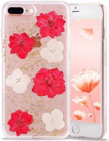 img 2 attached to Pretty Real Floral Case For IPhone 7 Plus Accessories & Supplies