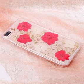 img 1 attached to Pretty Real Floral Case For IPhone 7 Plus Accessories & Supplies
