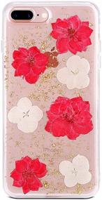 img 3 attached to Pretty Real Floral Case For IPhone 7 Plus Accessories & Supplies