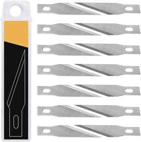 img 4 attached to DIYSELF 20PCS Craft Knife Blades: Premium SK5 Carbon Steel #11 Refill Blades with Storage Case for Crafts, Hobbies, Scrapbooking & Stencils