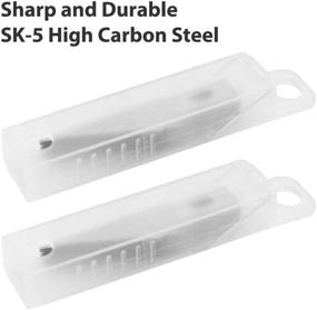 img 3 attached to DIYSELF 20PCS Craft Knife Blades: Premium SK5 Carbon Steel #11 Refill Blades with Storage Case for Crafts, Hobbies, Scrapbooking & Stencils