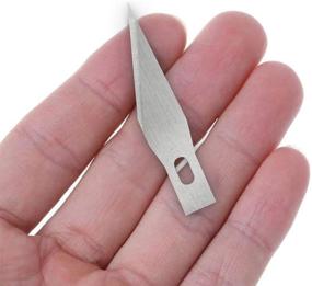 img 1 attached to DIYSELF 20PCS Craft Knife Blades: Premium SK5 Carbon Steel #11 Refill Blades with Storage Case for Crafts, Hobbies, Scrapbooking & Stencils