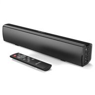 🔊 majority bowfell tv sound bar - small 15-inch soundbar with bluetooth, rca, usb, optical, aux connection - mini sound system for tv, home theater, gaming, projectors - 50w speakers logo