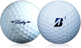 img 2 attached to 🏌️ Bridgestone Golf 2021 Lady Precept White: Exceptional Performance for Women Golfers