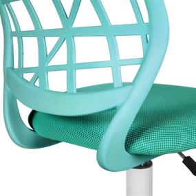 img 1 attached to FurnitureR Writing Adjustable H29 5 34 2 Turquoise Furniture