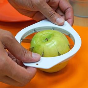 img 1 attached to 🍎 Convenient Space-Saving Apple Pear Fruit Slicer Corer Wedger: Southern Homewares Kitchen Gadget Tool