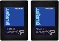 🚀 patriot burst ssd 960gb - sata iii внутренний твердотельный накопитель 2.5" (2 шт.) - оптовая сделка: pbu960gs25ssd2 логотип