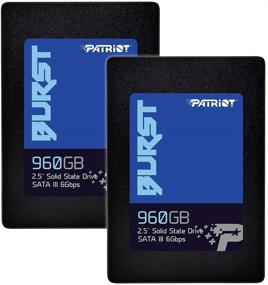 img 1 attached to 🚀 Patriot Burst SSD 960GB - SATA III Внутренний твердотельный накопитель 2.5" (2 шт.) - Оптовая сделка: PBU960GS25SSD2