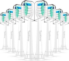 img 4 attached to Toptheway Phillips Sonicare Toothbrush Heads - 8 Pack, DiamondClean & Protectiveclean Compatible