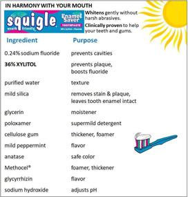 img 3 attached to Squigle Enamel Saver Toothpaste: Canker Sore Prevention, Cavity Protection & More - 12 Pack