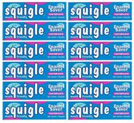 squigle enamel saver toothpaste: canker sore prevention, cavity protection & more - 12 pack logo