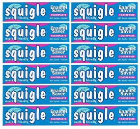 img 4 attached to Squigle Enamel Saver Toothpaste: Canker Sore Prevention, Cavity Protection & More - 12 Pack