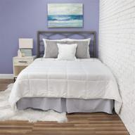 💤 biopedic fresh and clean comforter - full/queen, white - ultimate cozy bedding for a revitalizing sleep experience logo