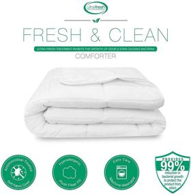 img 3 attached to 💤 BioPEDIC Fresh and Clean Comforter - Full/Queen, White - Ultimate Cozy Bedding for a Revitalizing Sleep Experience