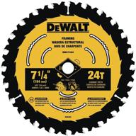 🔪 dewalt dwa171424: high-performance 7-1/4-inch circular saw blade - 24 teeth logo