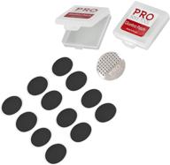 🔧 pro bike tool glueless bicycle tire puncture repair patch kit – 2 packs – 24 self-adhesive patches & 2 scuffers for bike inner tube repair - quick & easy patches for road & mountain biking logo