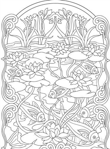 img 1 attached to 🎨 Exquisite Vintage Hand Fans Coloring Book: A Creative Haven for Artistic Expression review by Tara Ford