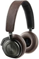 grey hazel beoplay h8 wireless on-ear headphone with active noise cancelling from bang & olufsen logo