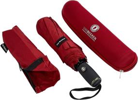 img 4 attached to Compact Portable Windproof Resistant Umbrellas for Ultimate Protection