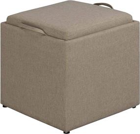 img 4 attached to Convenience Concepts Designs4Comfort Avenue Ottoman Furniture