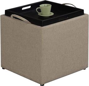 img 2 attached to Convenience Concepts Designs4Comfort Avenue Ottoman Furniture