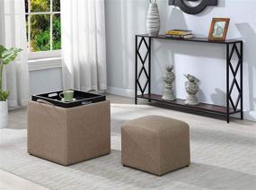 img 3 attached to Convenience Concepts Designs4Comfort Avenue Ottoman Furniture