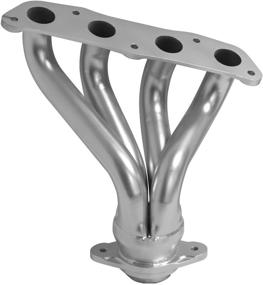 img 3 attached to DC Sports THC4402 4-2-1 Header: Silver, Ceramic Coated Performance Upgrade