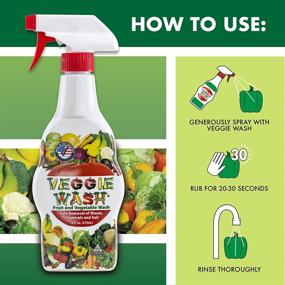 img 1 attached to 🥦 Veggie Wash Fruit & Vegetable Wash: 16-Fluid Ounce, Pack of 2 - Effective Cleaning Solution for Produce