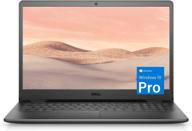 💻 2021 dell inspiron 15 3000 laptop - 15.6" hd display, intel n4020 dual-core, 8gb ram, 256gb ssd, webcam, hdmi, bluetooth, wi-fi, black, windows 10 pro logo