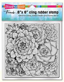 img 1 attached to Stampendous 6CR012 Cling Rubber Succulents