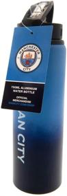 img 1 attached to 🥤 XL Fade Design Aluminium Sports Water Drinks Bottle for Manchester City Man FC - Ideal for SEO