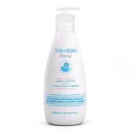 live clean baby moisturizing lotion logo