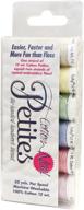 sulky sampler 12wt cotton petites, spring assortment, 6-pack: explore high-quality embroidery threads! logo