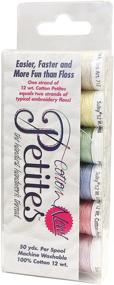 img 1 attached to Sulky Sampler 12wt Cotton Petites, Spring Assortment, 6-Pack: Explore High-Quality Embroidery Threads!