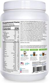 img 2 attached to 🍫 LE AN1 Chocolate Protein Powder Meal Replacement Shakes By Nutrition 53, Lactose & Gluten-Free with Green Coffee Bean Extract, 23 Serving Tub - 48.7 oz