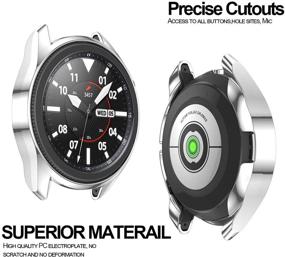 img 2 attached to [5+5 Pack] Compatible For Samsung Galaxy Watch 4 40Mm Screen Protector Case