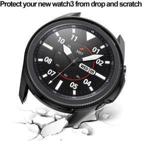 img 1 attached to [5+5 пак] Совместимый чехол и защитное стекло для Samsung Galaxy Watch 4 40 мм