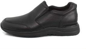 img 3 attached to Rockport Mens Double Black Slip Men's Shoes in Loafers & Slip-Ons