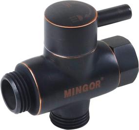 img 4 attached to 🚿 Universal 3-Way Bathroom Shower System Replacement Part - Brass Shower Arm Diverter Valve for Hand Held Showerhead and Fixed Spray Head, G 1/2 (Oil-Rubbed Bronze)