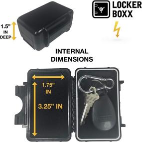 img 2 attached to 🔒 Locker BOXX - Secure Magnetic GPS Tracker Box - Waterproof Case for Under Vehicle Placement, Exceptional Water-Resistant Hide A Key Holder with Powerful Magnet (Compatible with Multiple Brands, Spytec GL300 Optimus)