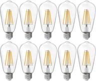 💡 dimmable vintage led bulb with equivalent brightness filament logo